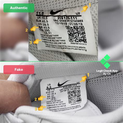 how to identify nike sneakers